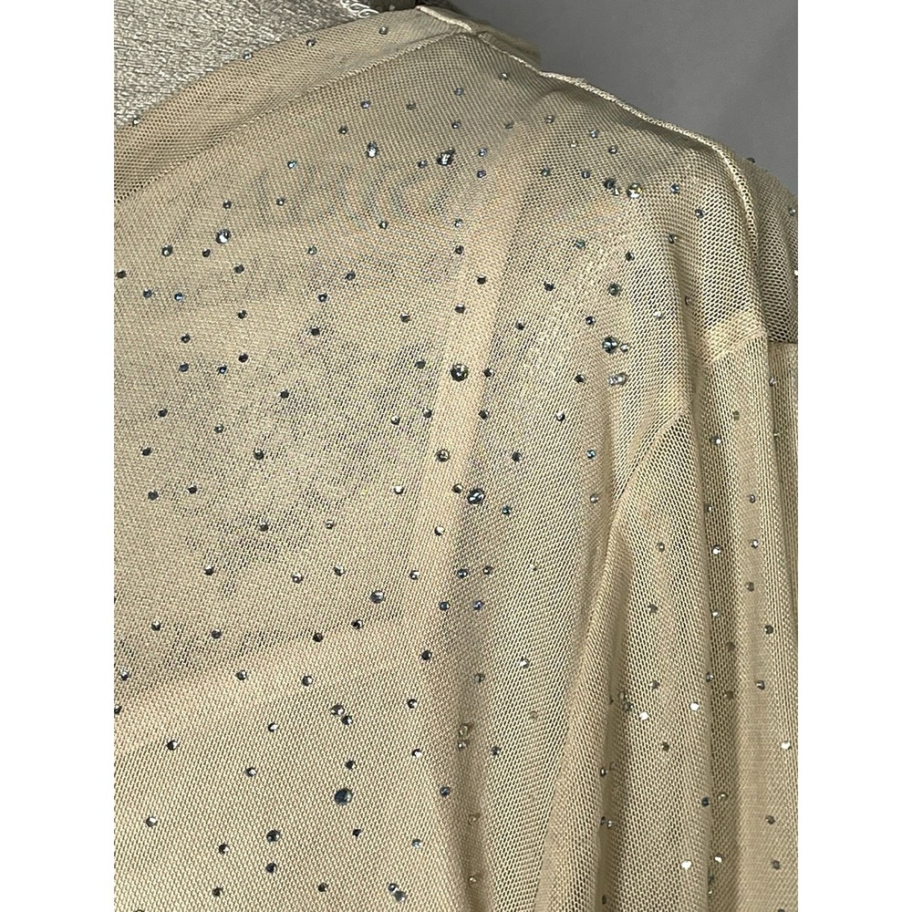 Forever 21 Beige Sequined Woven Dress Plus Size 0X NWT - Picture 3 of 12